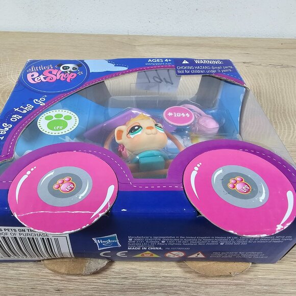 Hasbro Littlest Pet Shop #1844 Guinea Pig Pets On The Go COMPLETE LPS 2010 - Picture 10 of 14